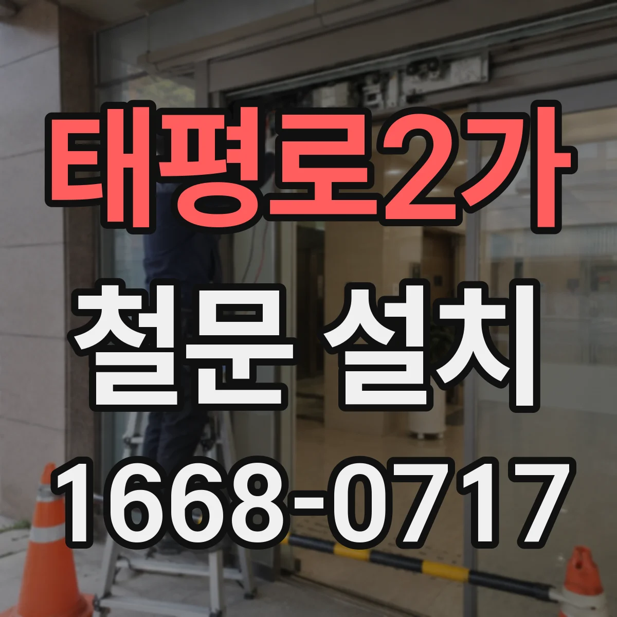태평로2가 철문 설치