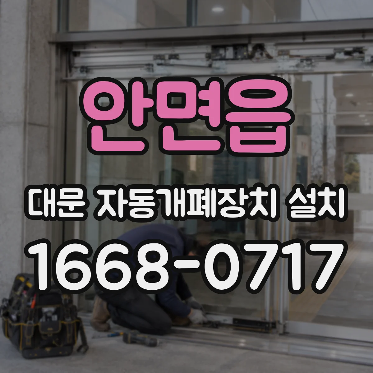 안면읍 대문 자동개폐장치 설치