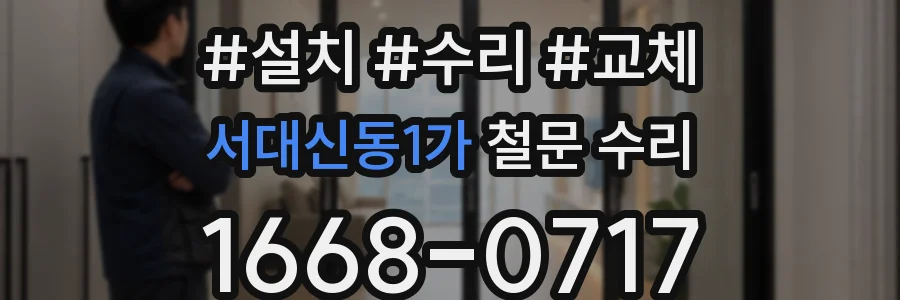 서대신동1가 철문 수리