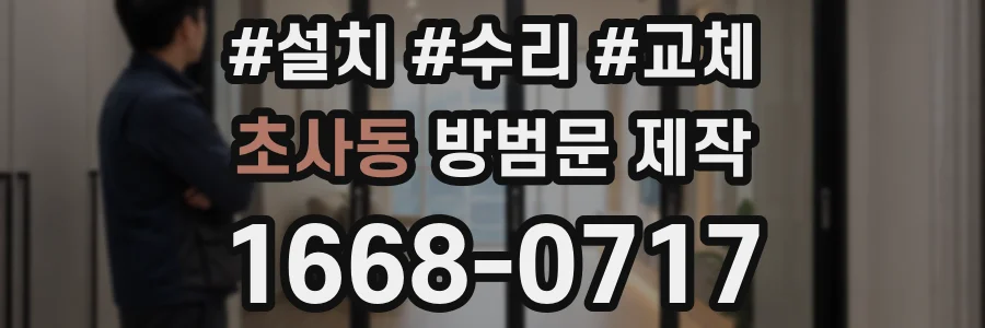 초사동 방범문 제작