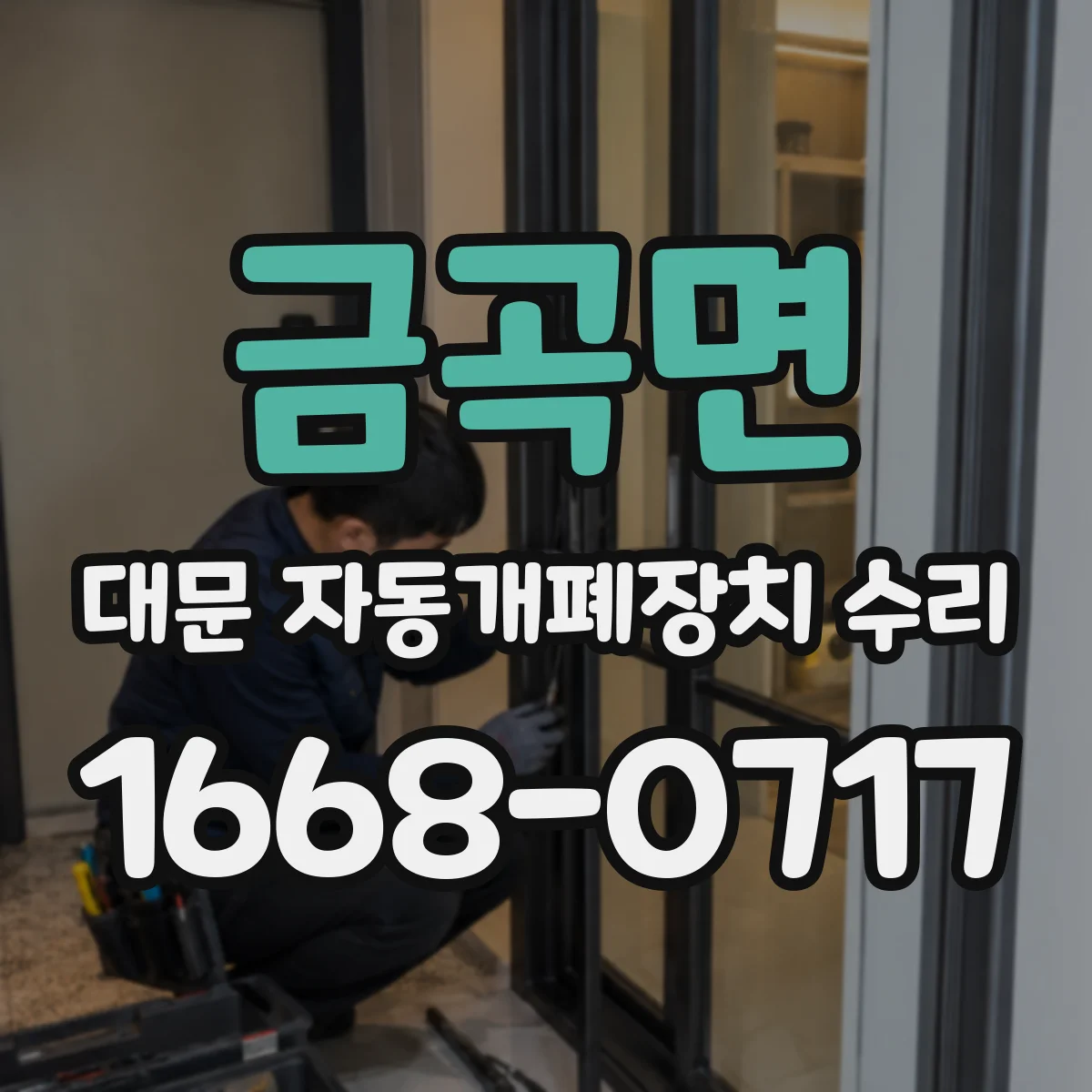 금곡면 대문 자동개폐장치 수리