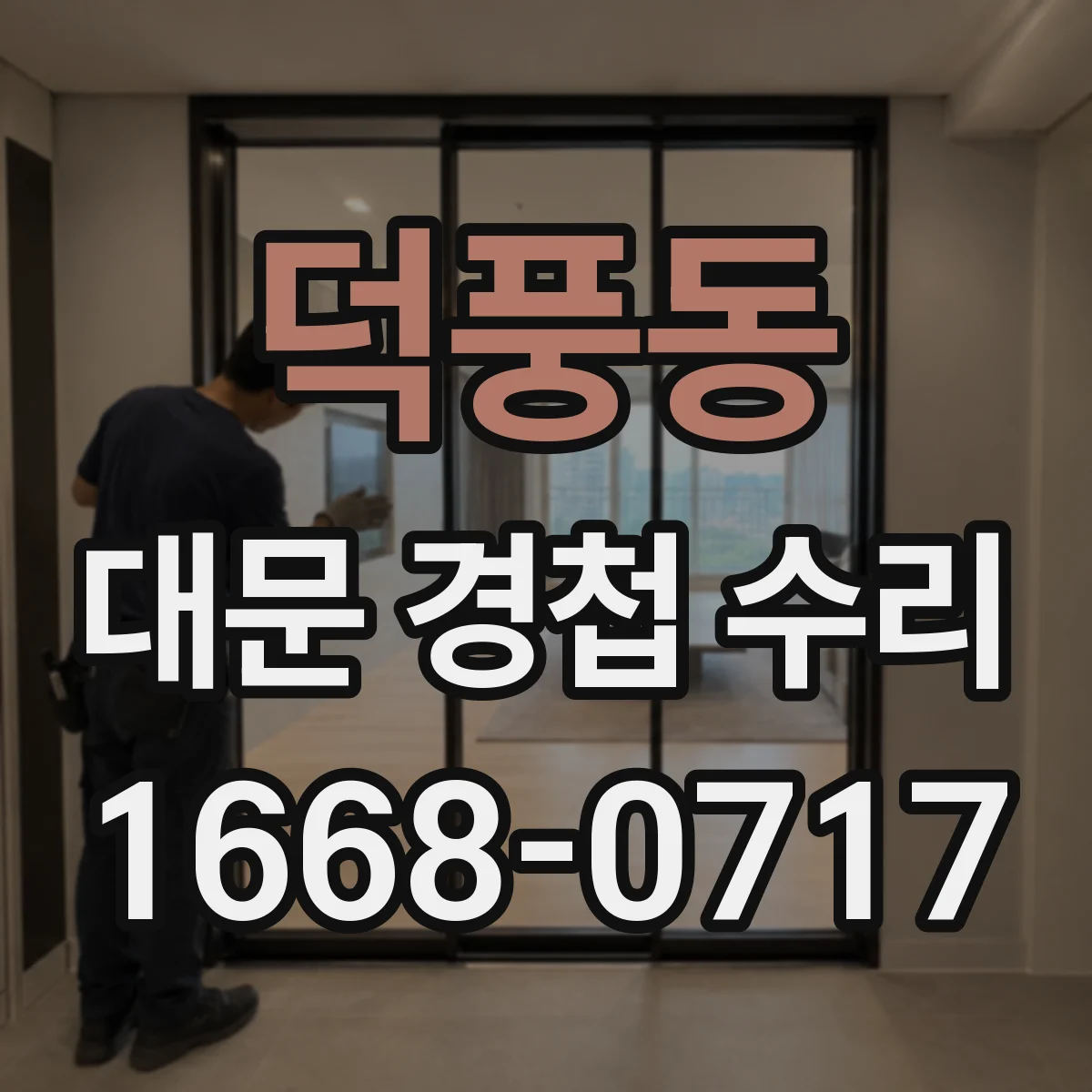 덕풍동 대문 경첩 수리