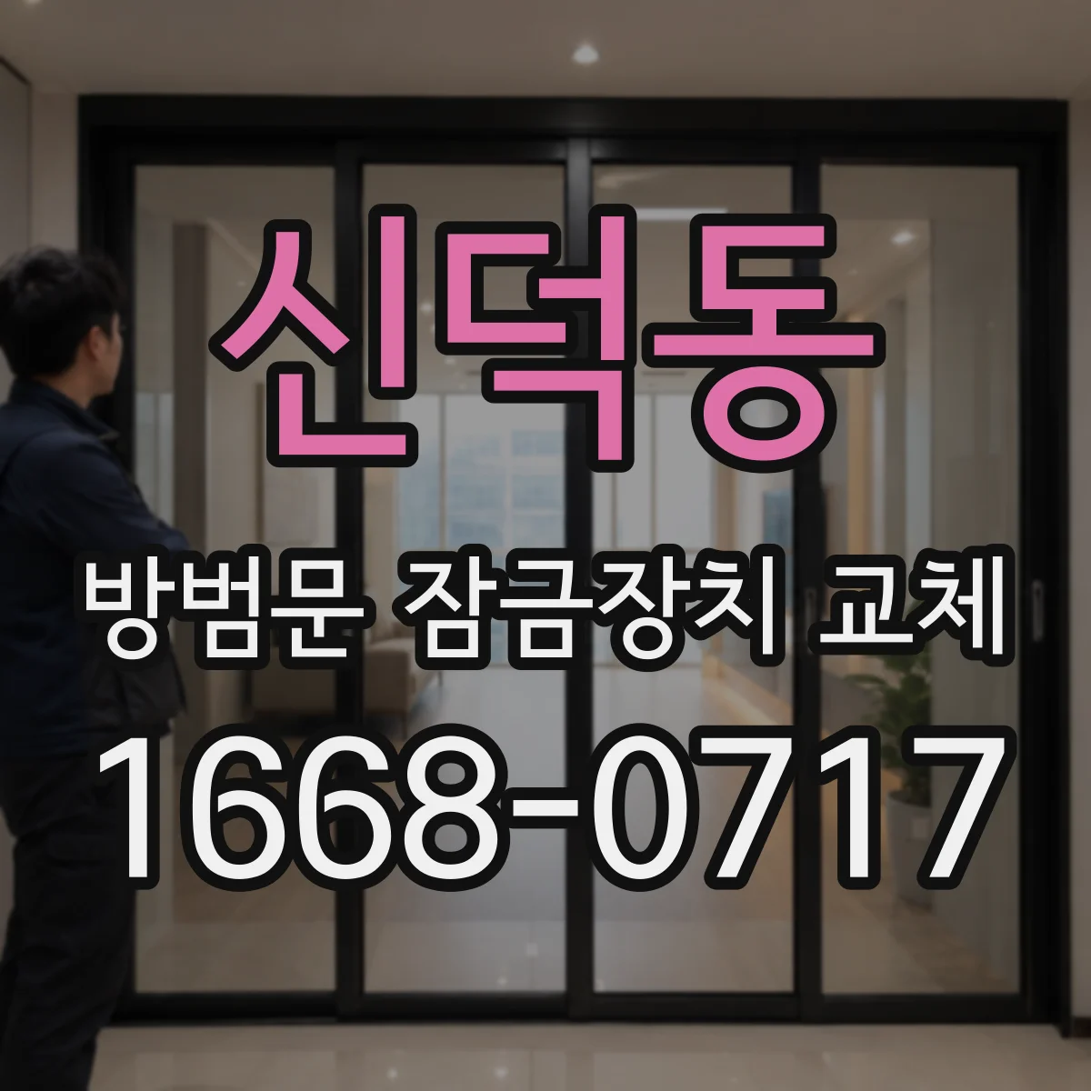신덕동 방범문 잠금장치 교체