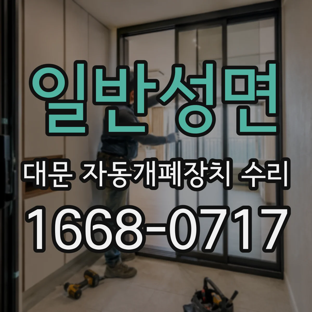 일반성면 대문 자동개폐장치 수리