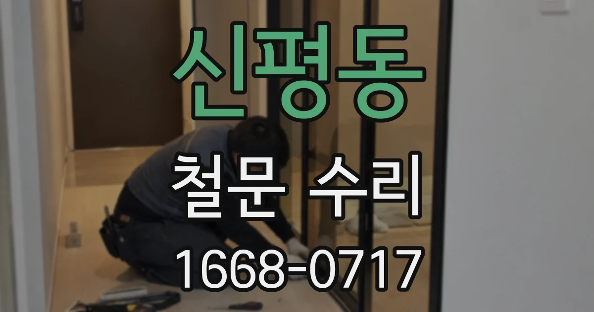 신평동 철문 수리