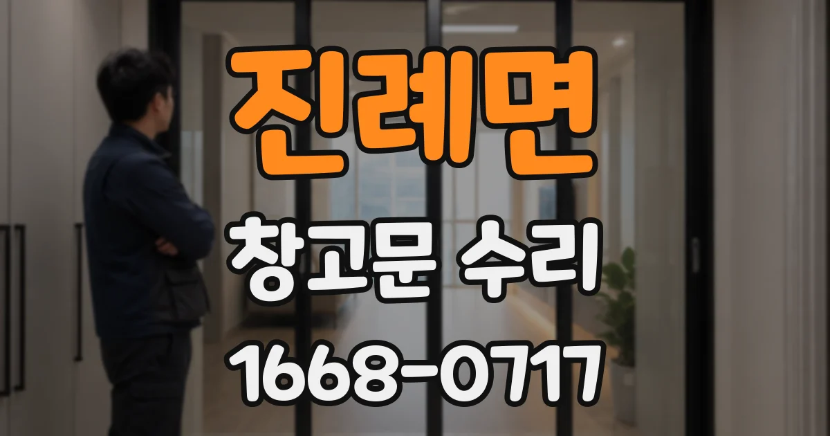 진례면 창고문 수리