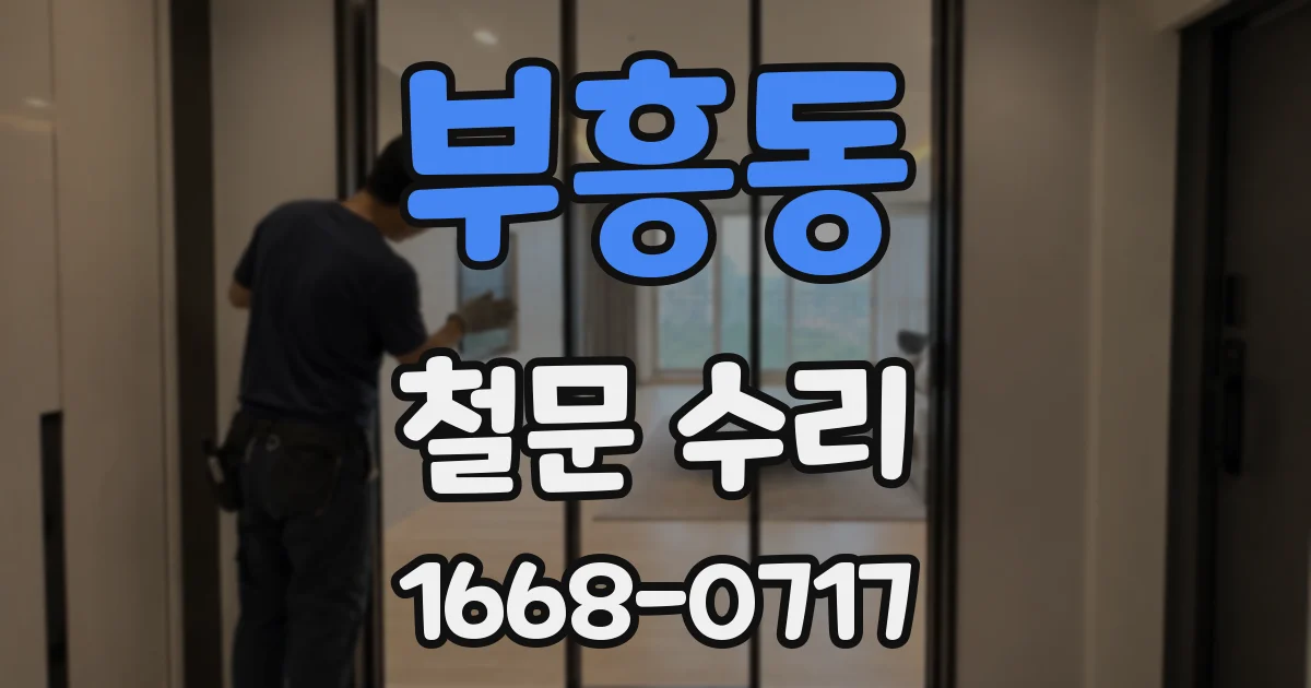 부흥동 철문 수리