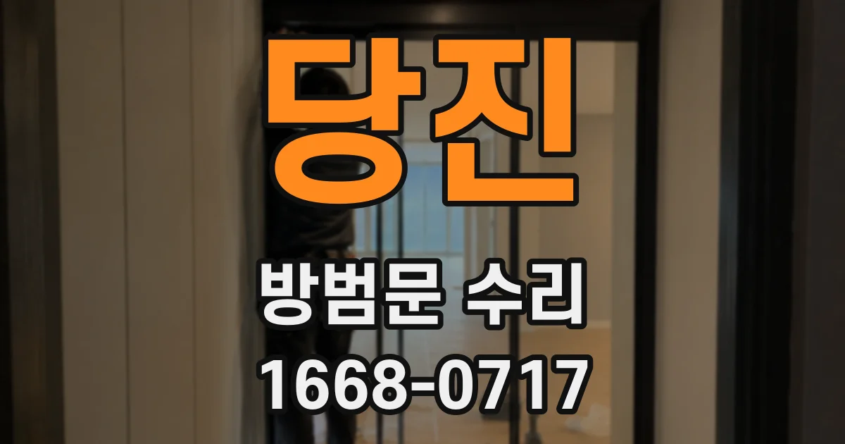 당진 방범문 수리