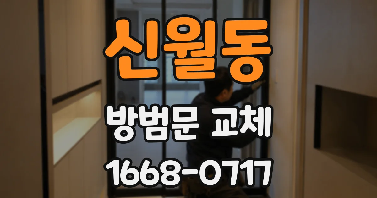 신월동 방범문 교체