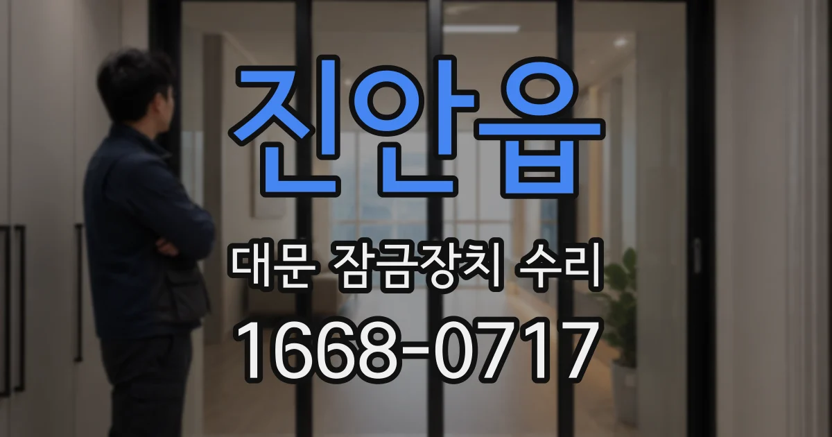 진안읍 대문 잠금장치 수리