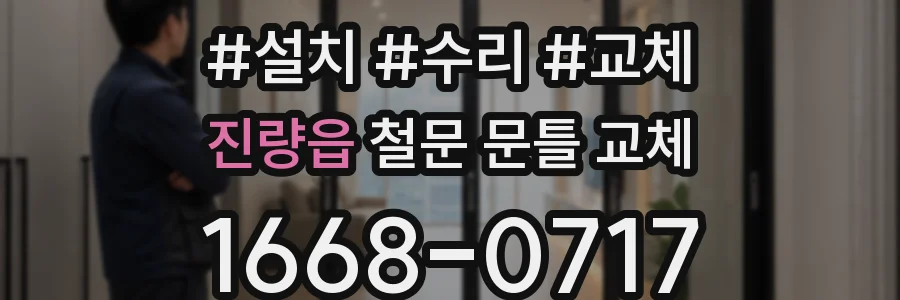 진량읍 철문 문틀 교체