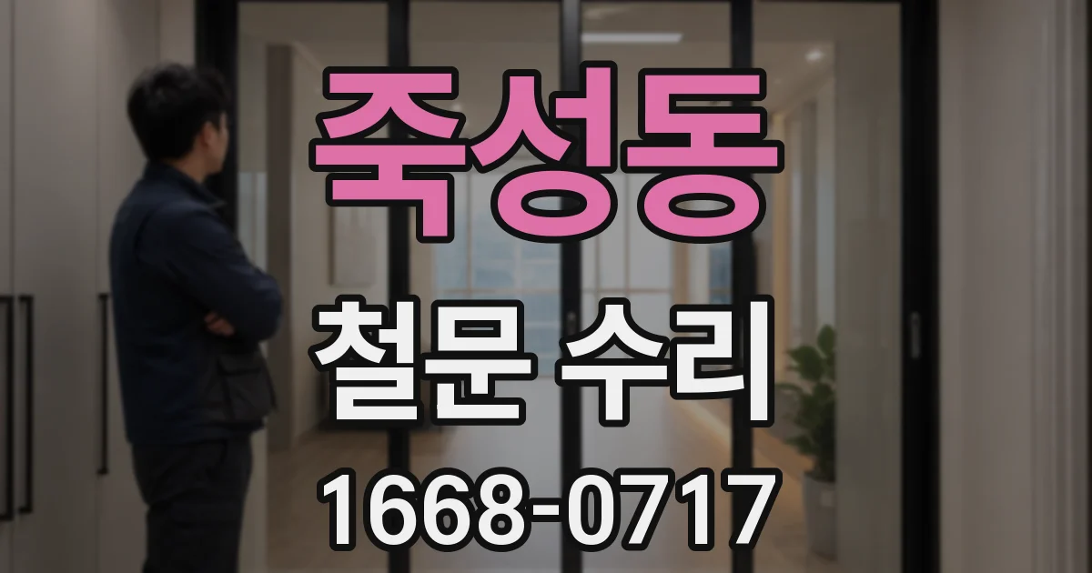 죽성동 철문 수리