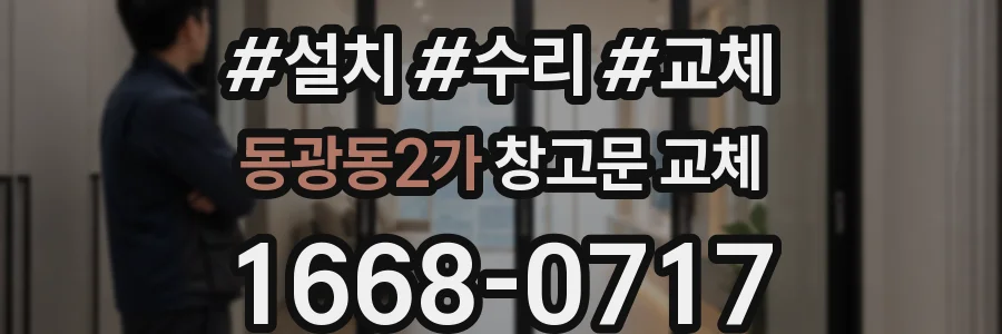 동광동2가 창고문 교체