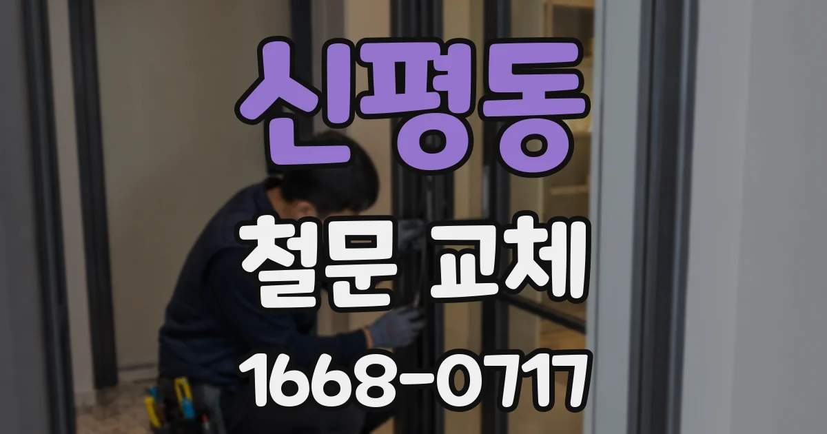 신평동 철문 교체