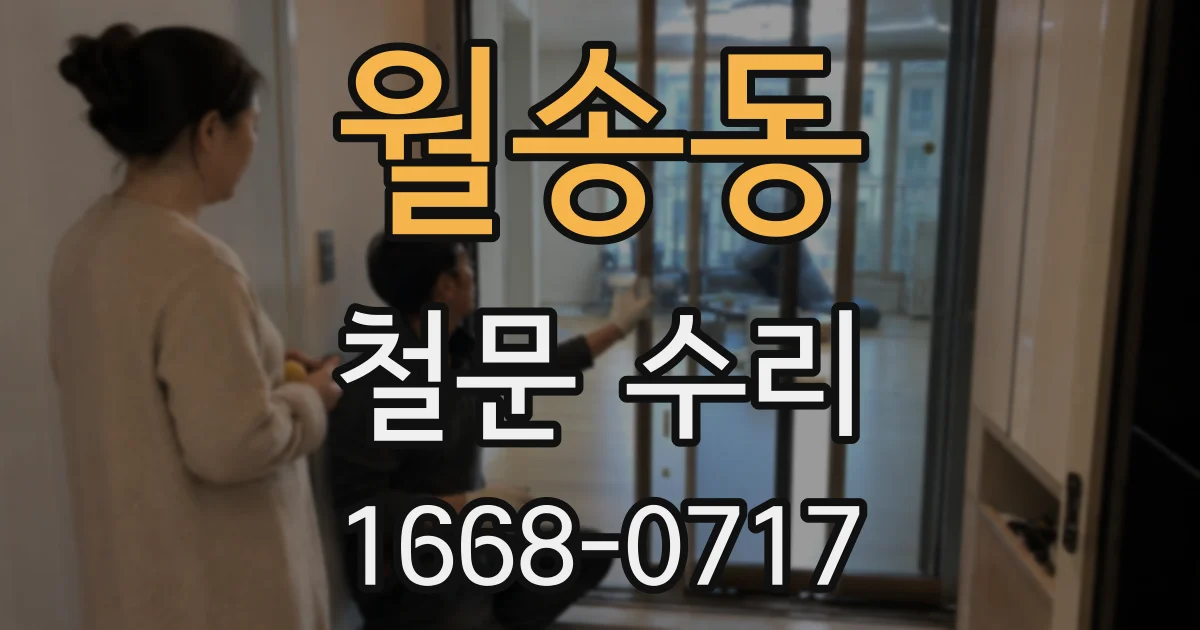 월송동 철문 수리