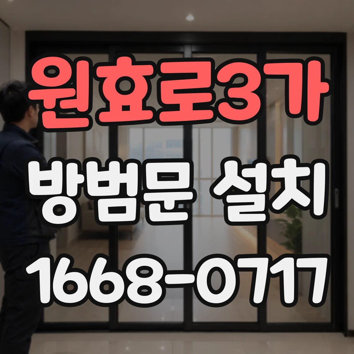 원효로3가 방범문 설치
