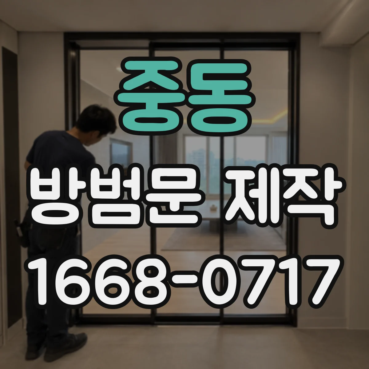 중동 방범문 제작