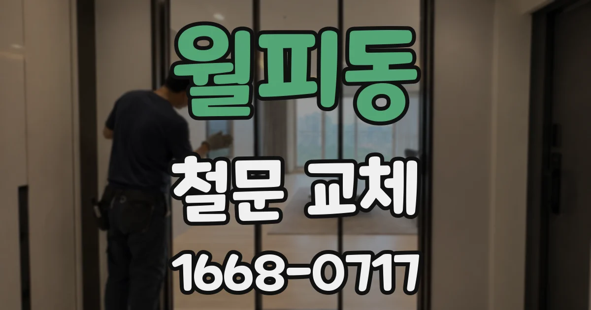 월피동 철문 교체