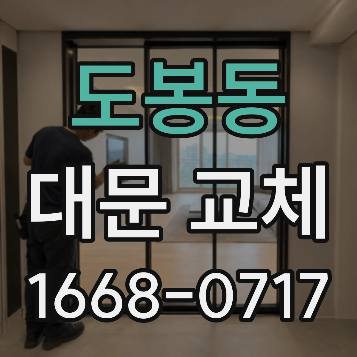 도봉동 대문 교체