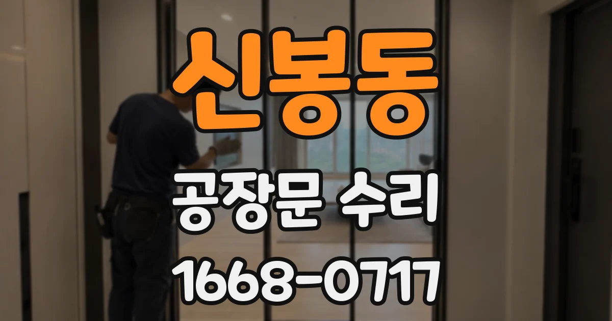 신봉동 공장문 수리
