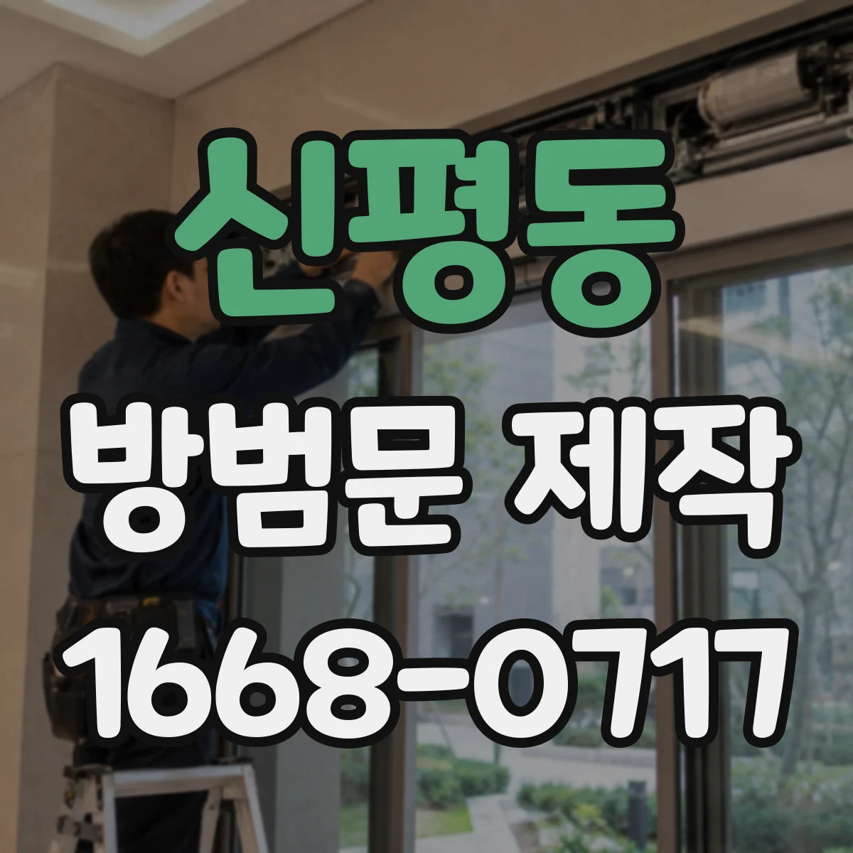 신평동 방범문 제작