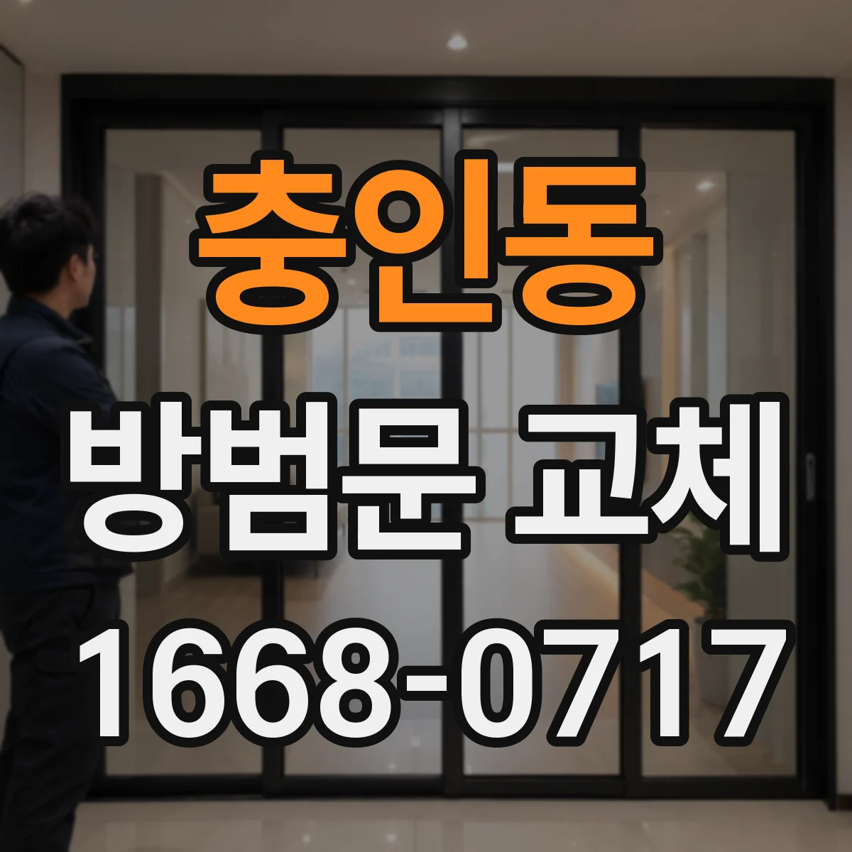 충인동 방범문 교체