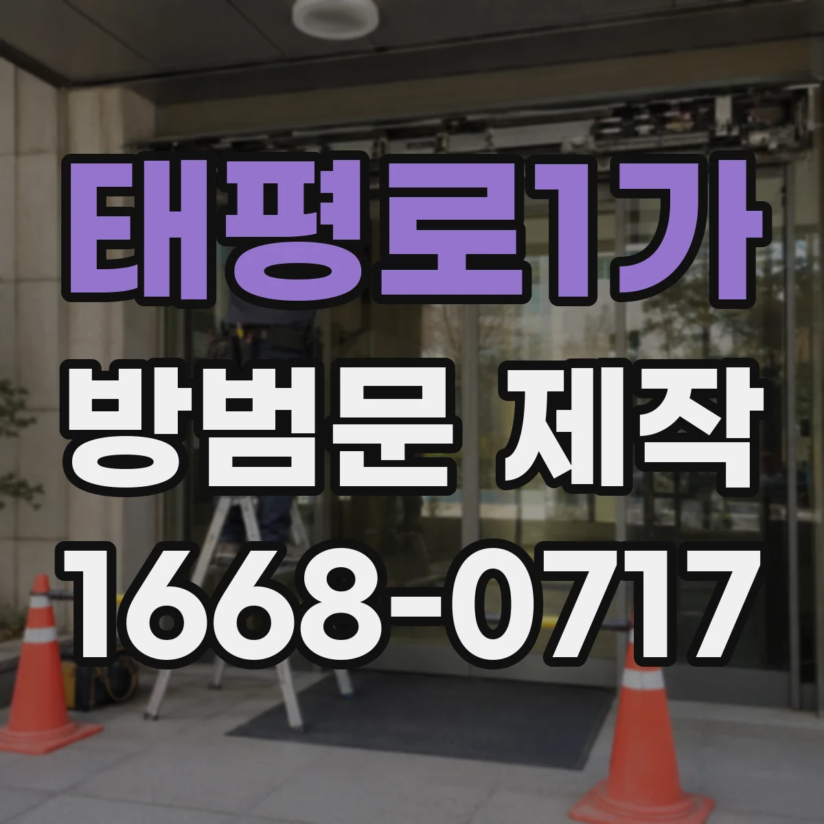 태평로1가 방범문 제작