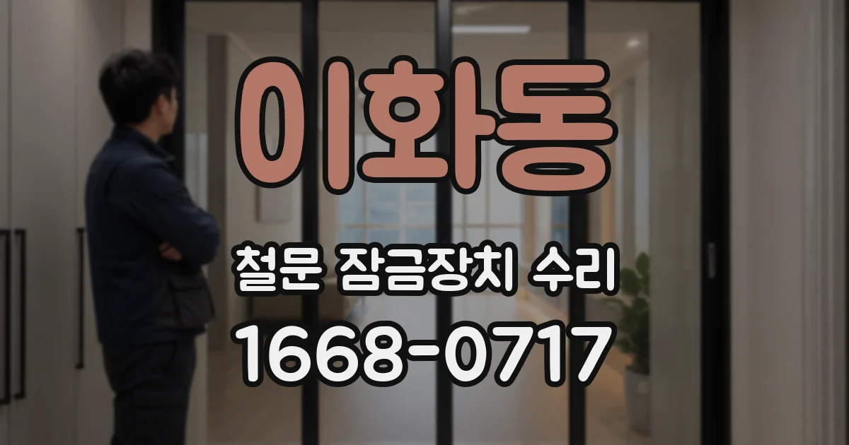 이화동 철문 잠금장치 수리