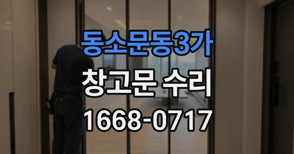 동소문동3가 창고문 수리