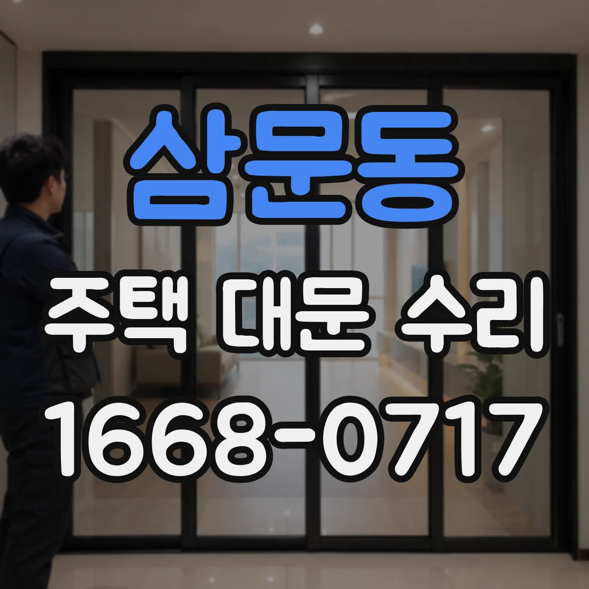삼문동 주택 대문 수리