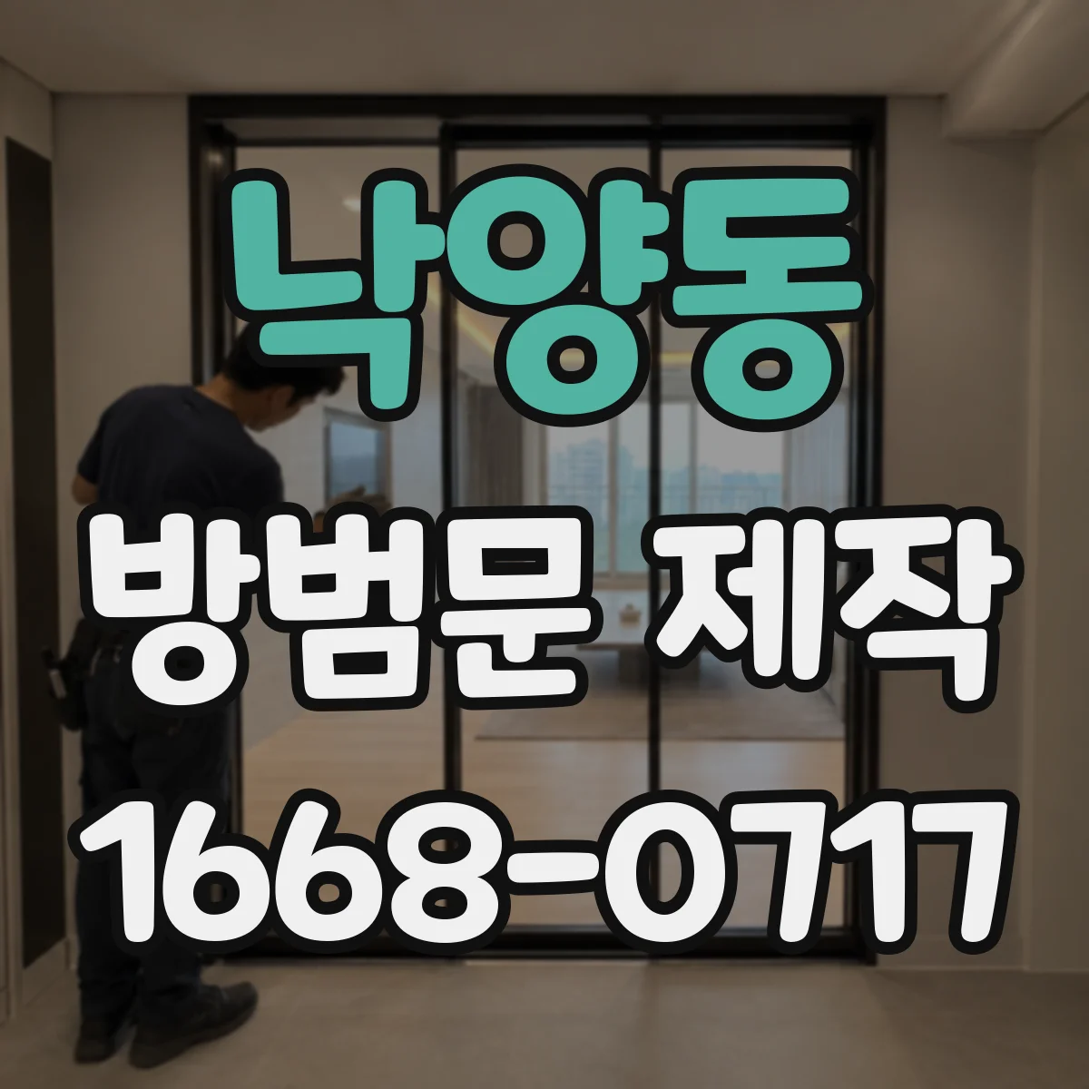 낙양동 방범문 제작