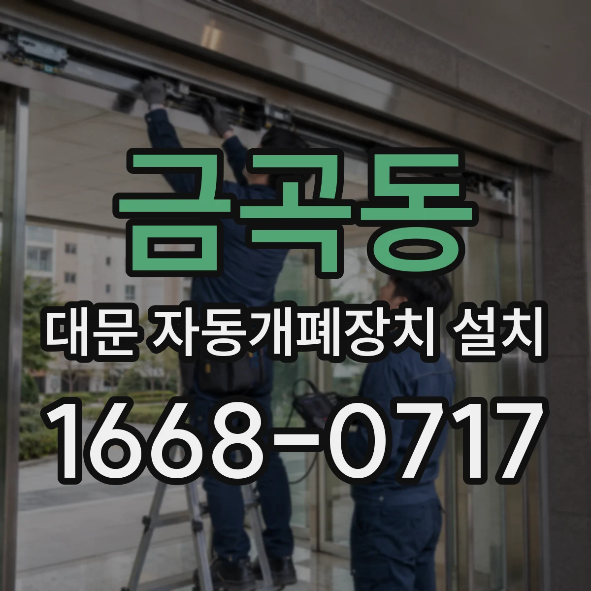 금곡동 대문 자동개폐장치 설치