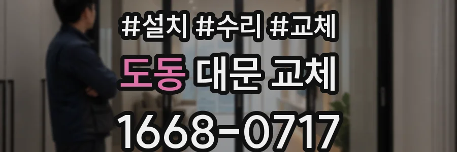 도동 대문 교체