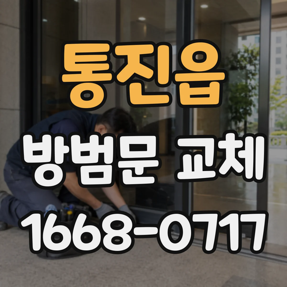 통진읍 방범문 교체
