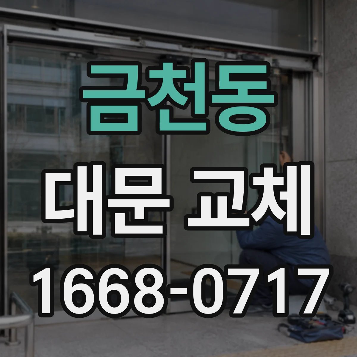 금천동 대문 교체