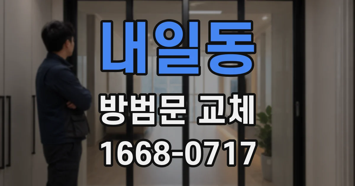 내일동 방범문 교체