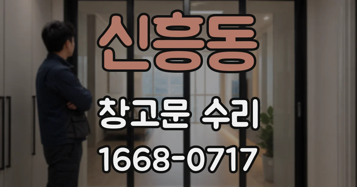 신흥동 창고문 수리