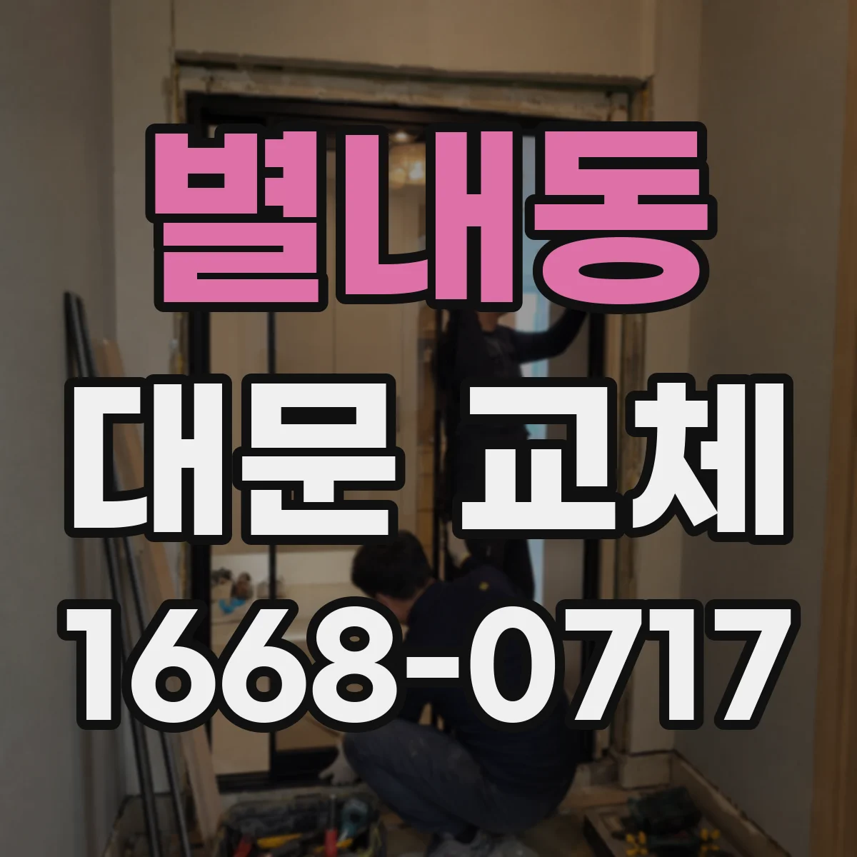별내동 대문 교체