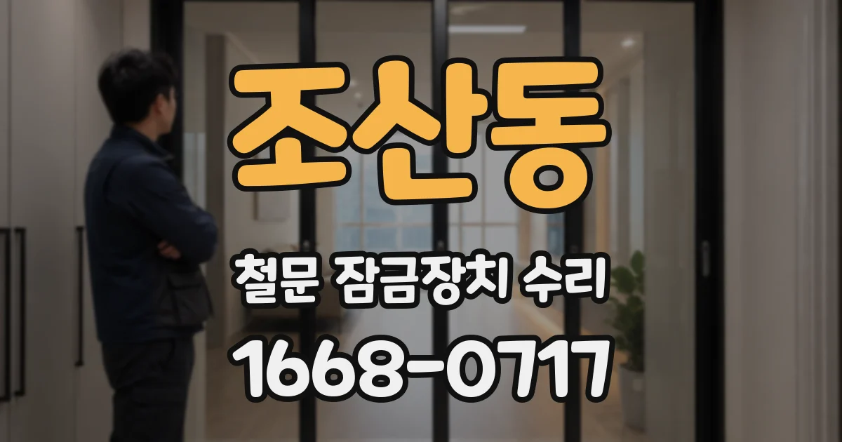 조산동 철문 잠금장치 수리