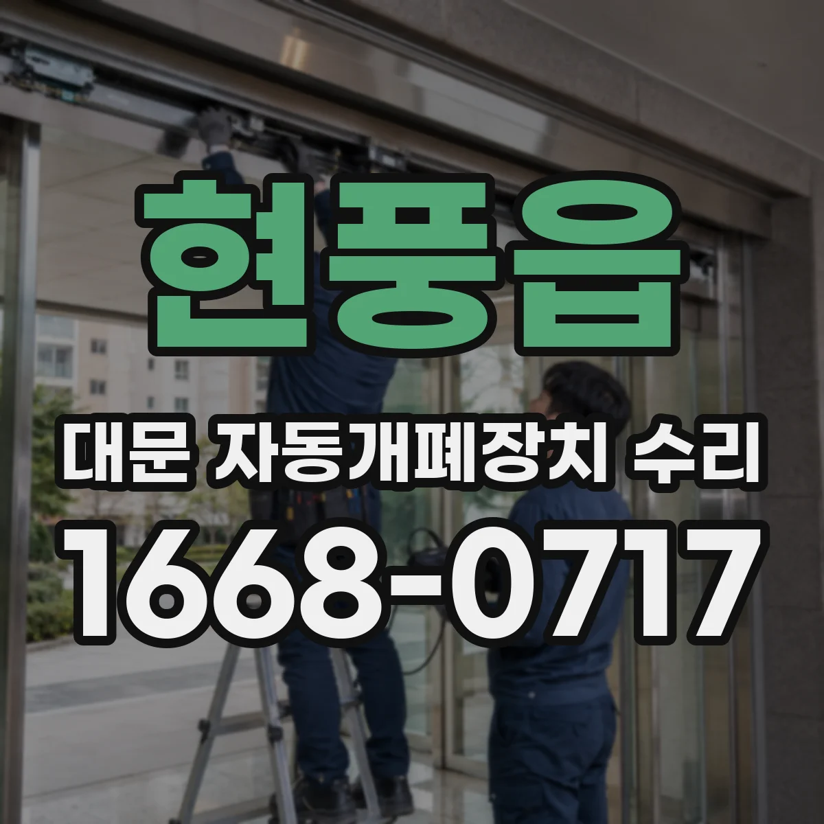 현풍읍 대문 자동개폐장치 수리