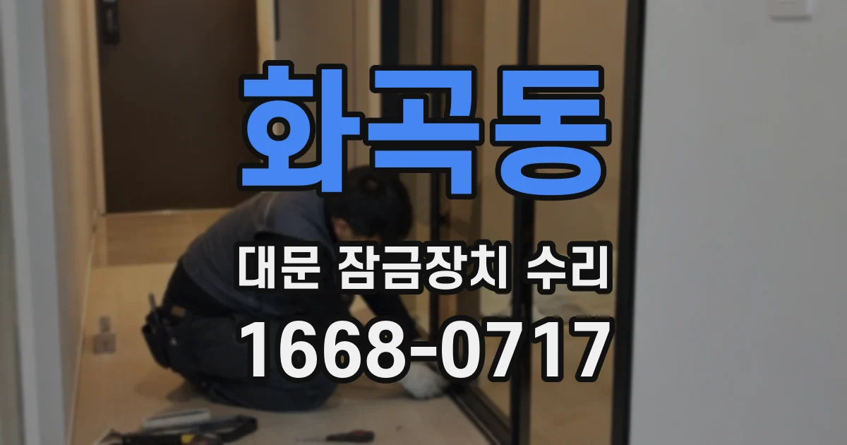 화곡동 대문 잠금장치 수리