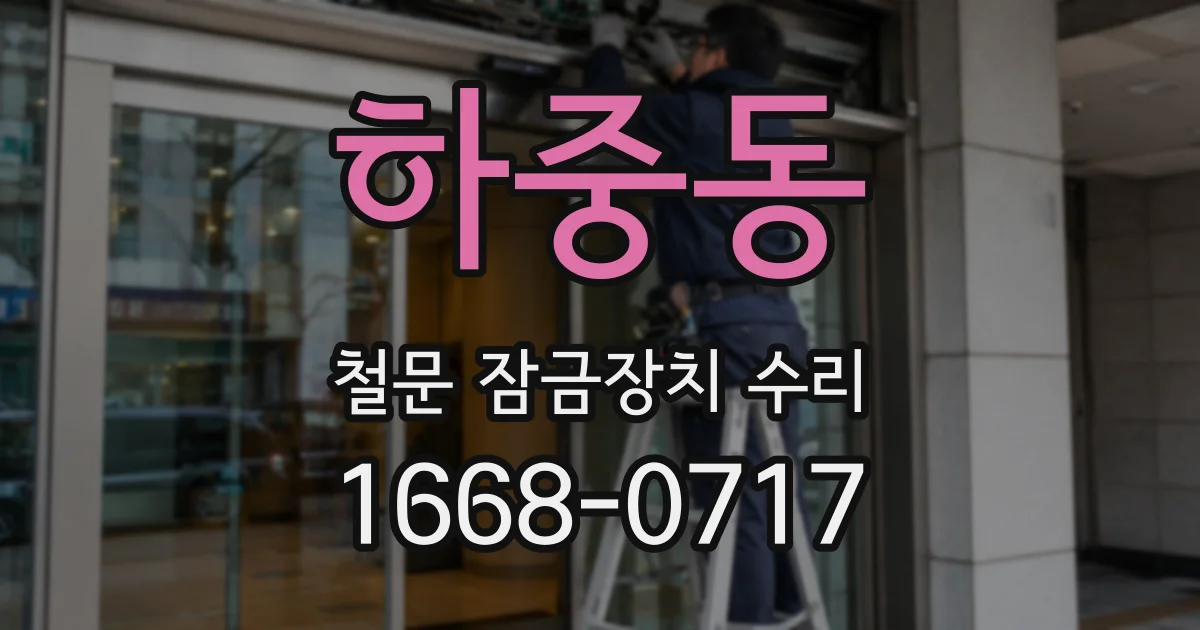 하중동 철문 잠금장치 수리