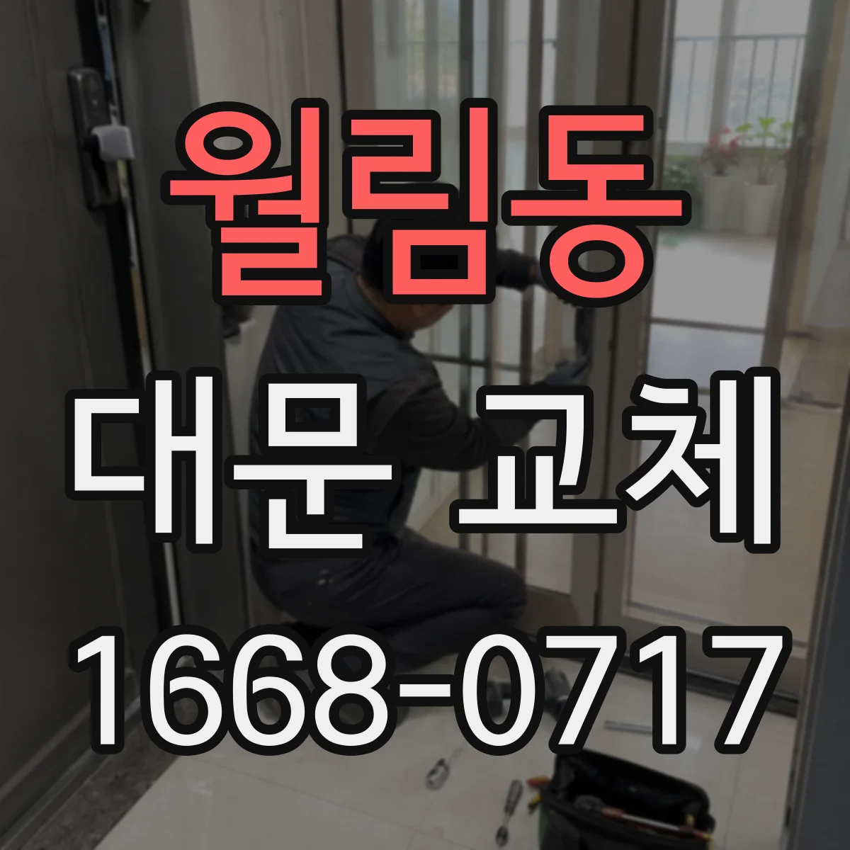 월림동 대문 교체