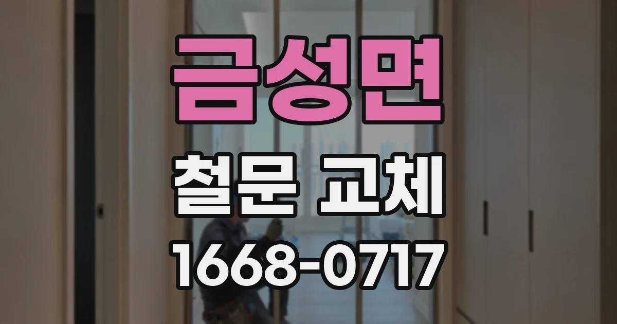 금성면 철문 교체