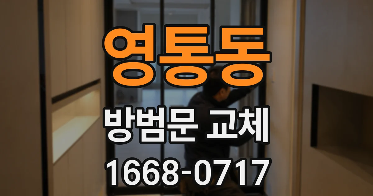 영통동 방범문 교체
