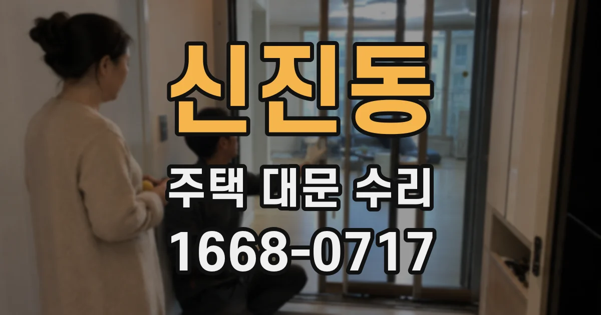 신진동 주택 대문 수리