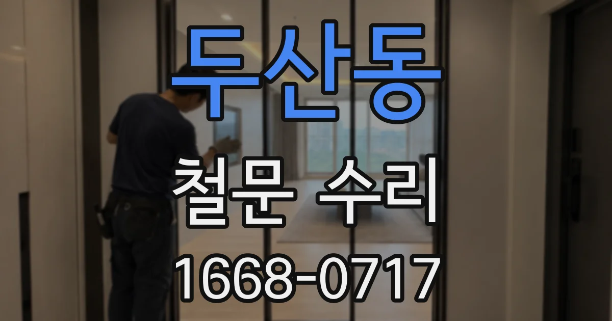 두산동 철문 수리