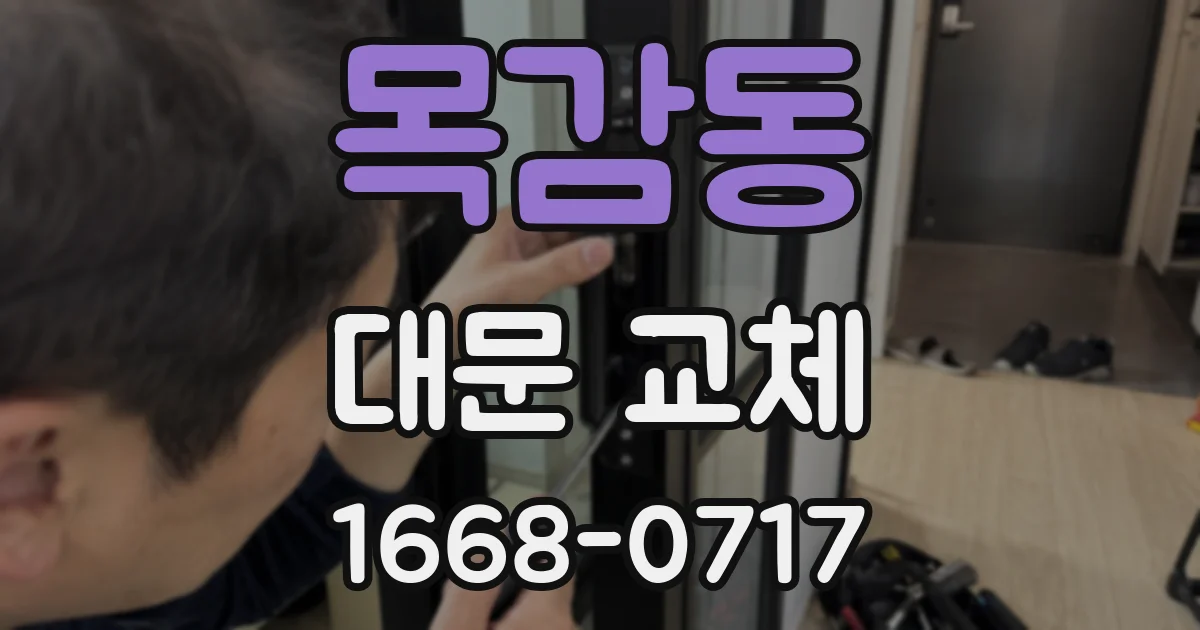 목감동 대문 교체