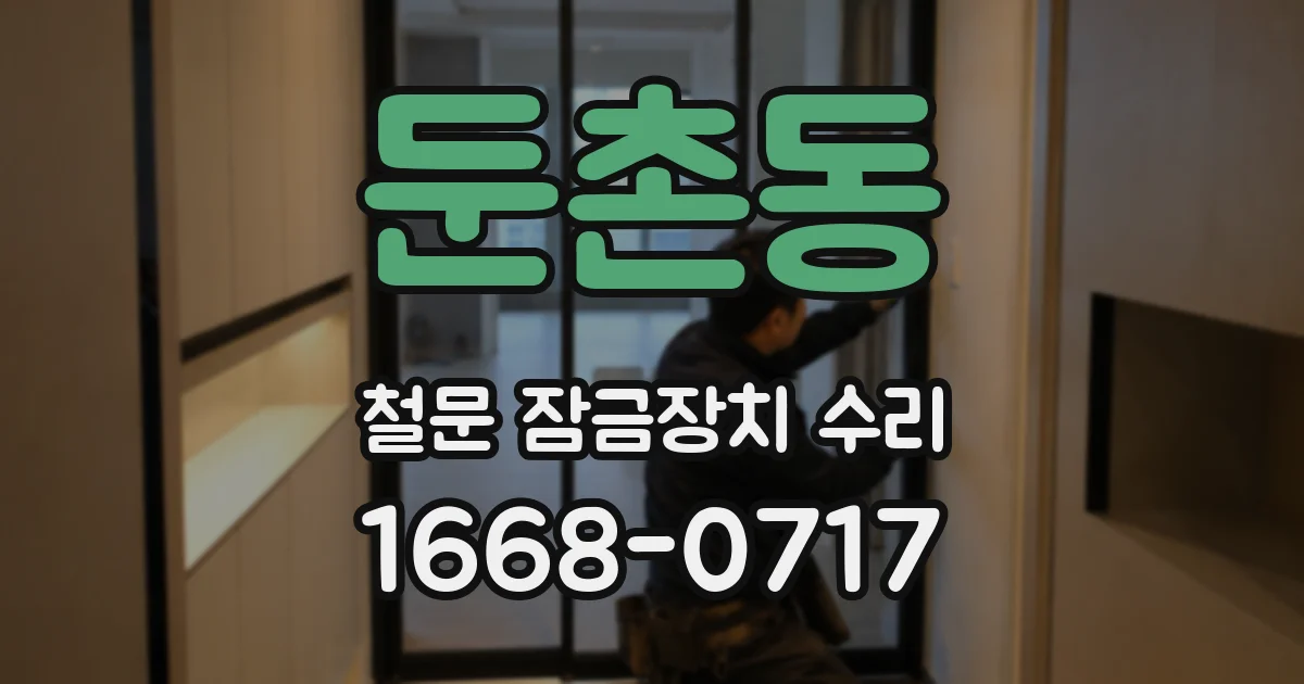 둔촌동 철문 잠금장치 수리