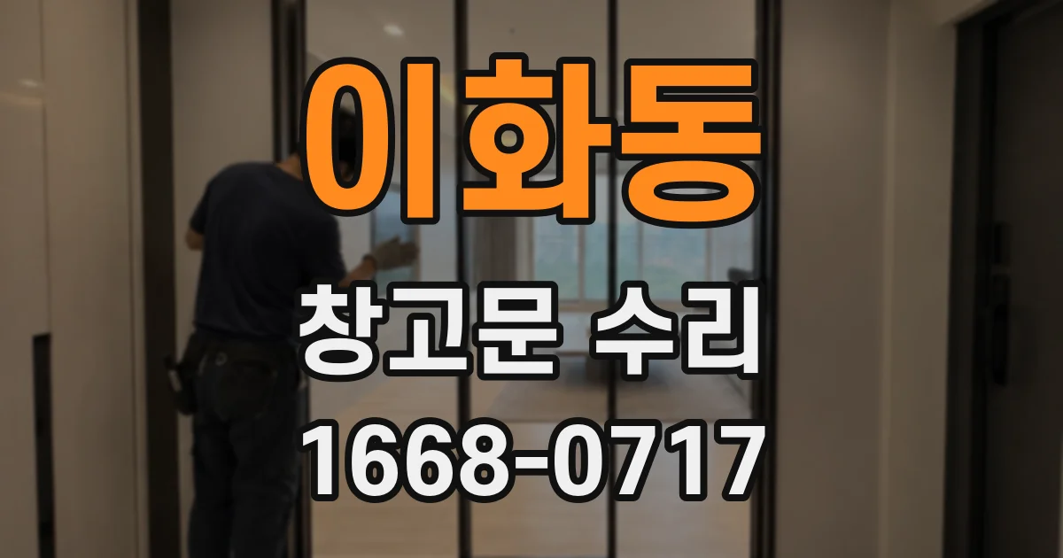 이화동 창고문 수리